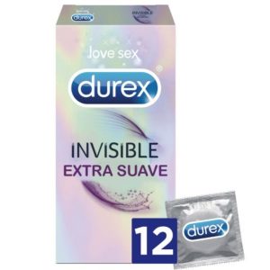 Preservativos Invisible Extra Fino 12 Uds Durex