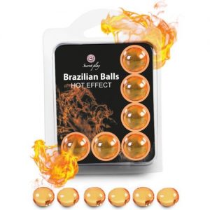 Set 6 bolas efecto calor Brazilian Balls Secretplay